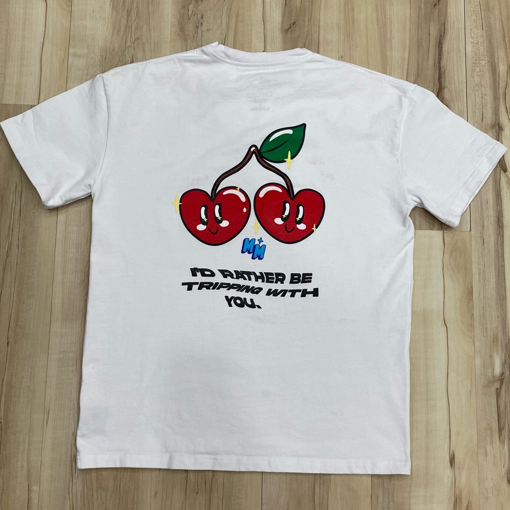MR. MUSHIES GOODS CHERRY TEE size Large